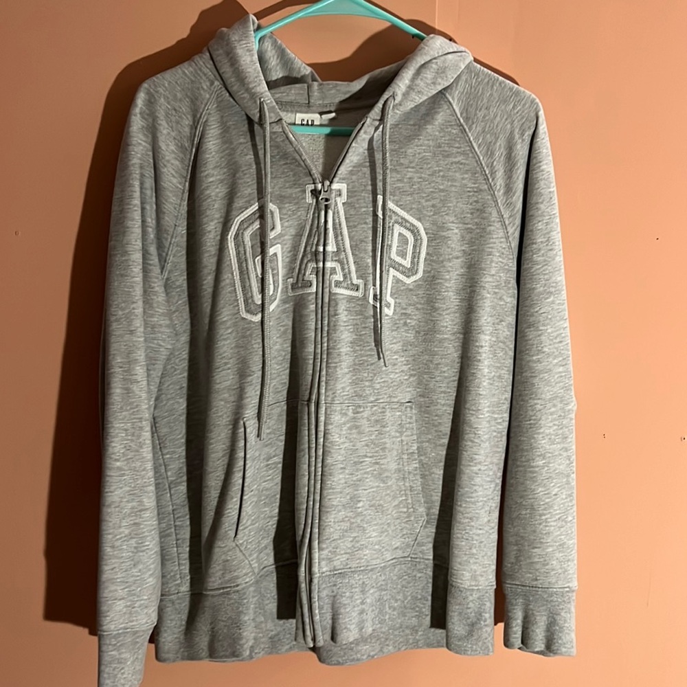 GAP Large Grey Zip up hoodie